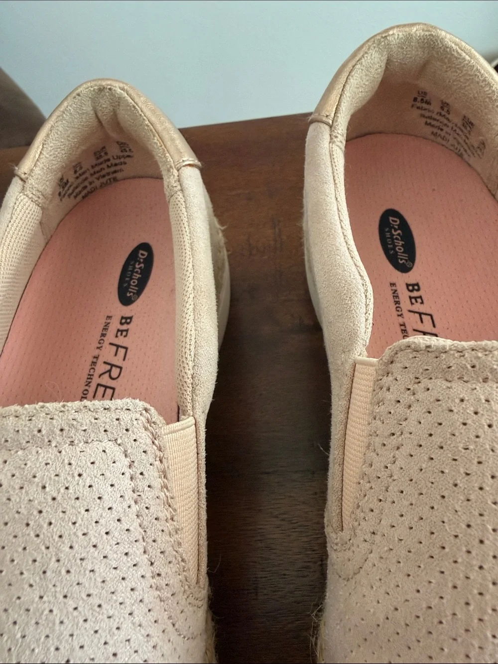 Women’s Dr. Scholl’s Slip-On Espadrille Sneakers in Blush